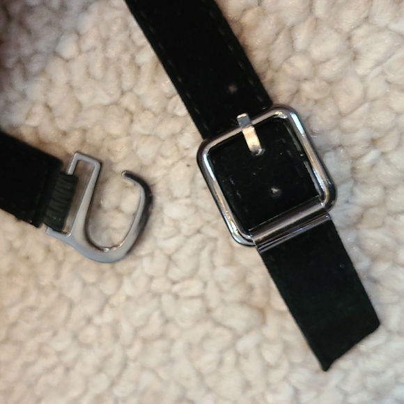 Black velvet espadrille platform - Picture 6 of 6